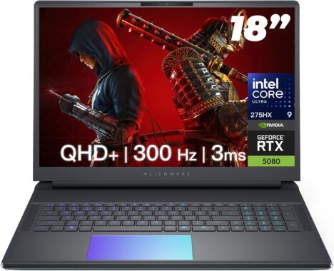 Alienware Area-51m 18″ Gaming Laptop – RTX 5080 16GB, Intel Ultra 9, 64GB DDR5, 4TB SSD
